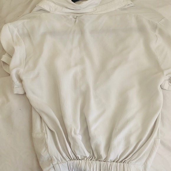 White button up crop top - Picture 2 of 2